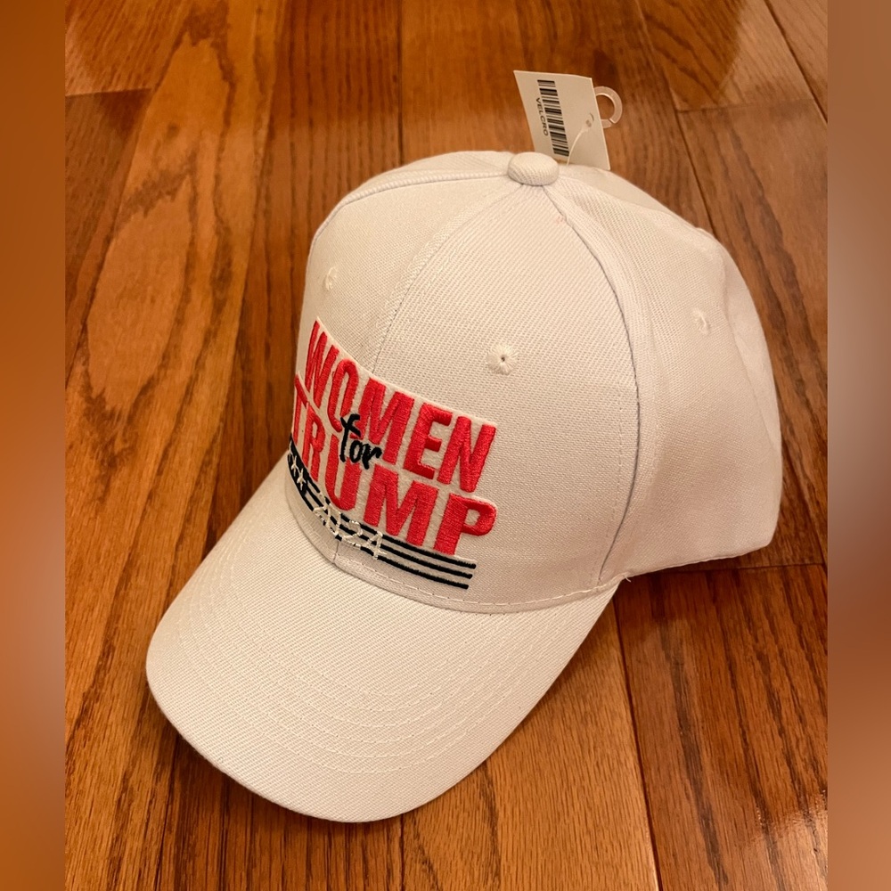 Women for Trump White Baseball Hat - New!